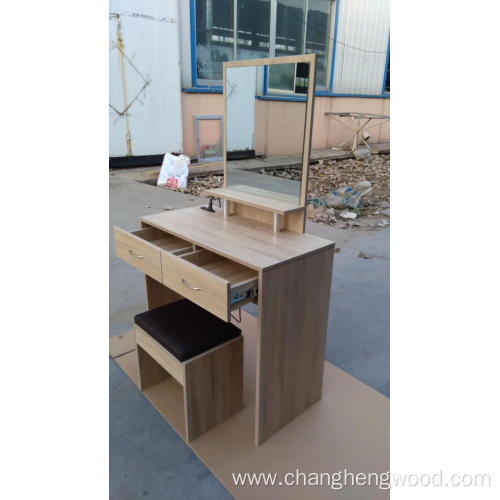 Simple practical dresser or dressing table with two drawers